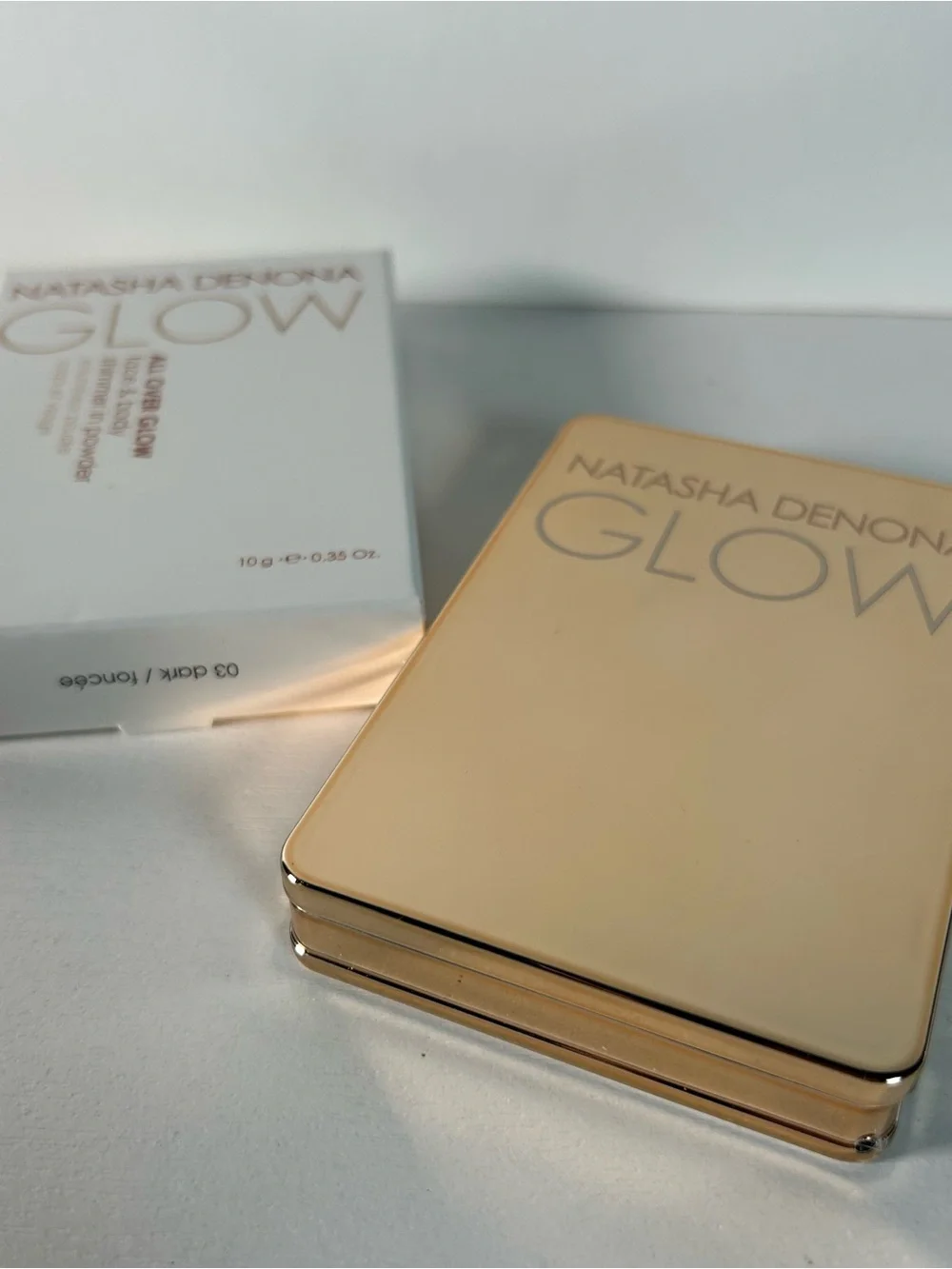NATASHA DENONA All Over Glow Face&Body Shimmer Powder-(03 Dark)10g NIB Gorgeous